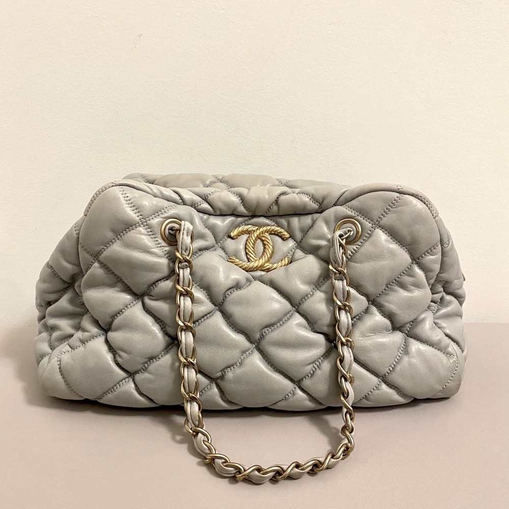 Authentic Chanel icy blue purse